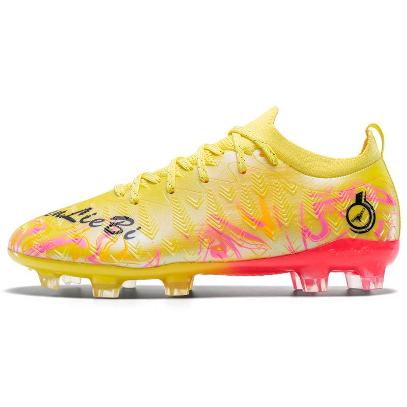 Cross-border new football shoes men and women low-help students broken nails TF adult grass long nails competition football shoes wholesale