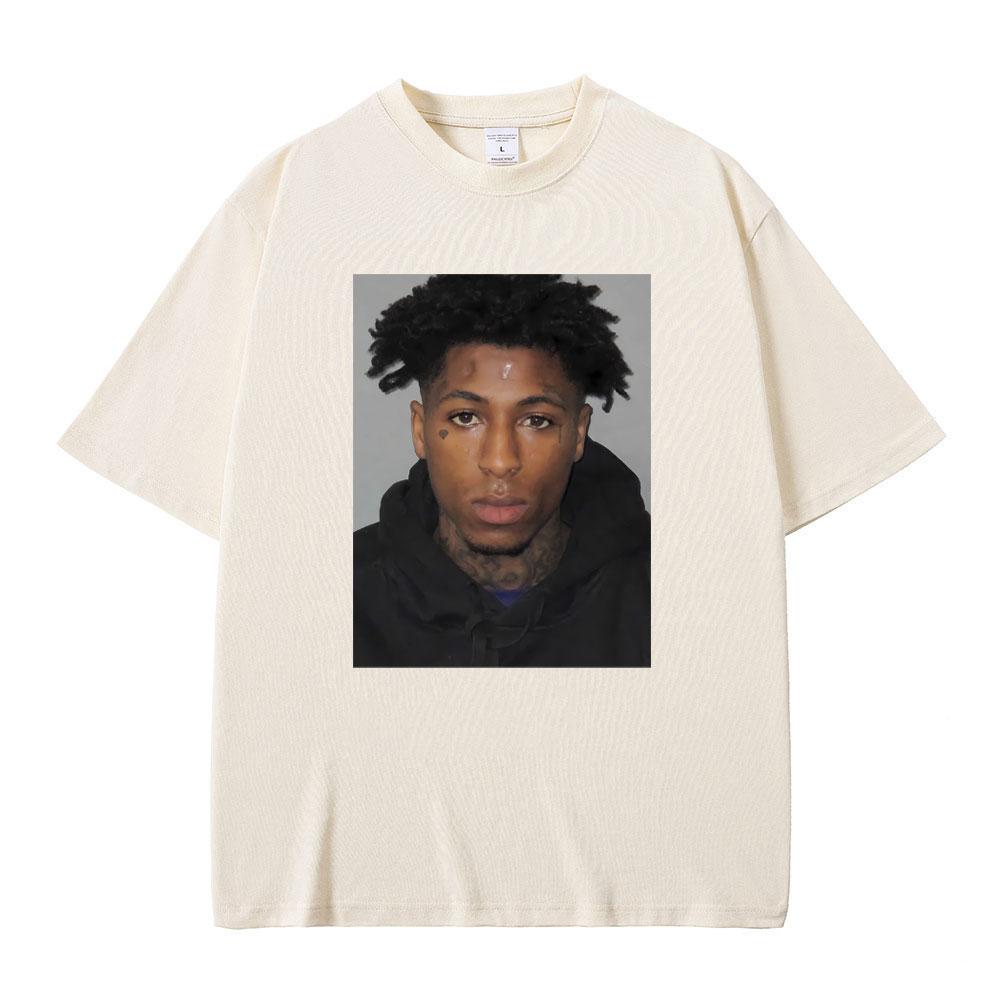 Футболка с фотографией рэпера Youngboy Never Broke Again, мужская и женская, хип-хоп, винтажная, из чистого хлопка, мужская футболка оверсайз
