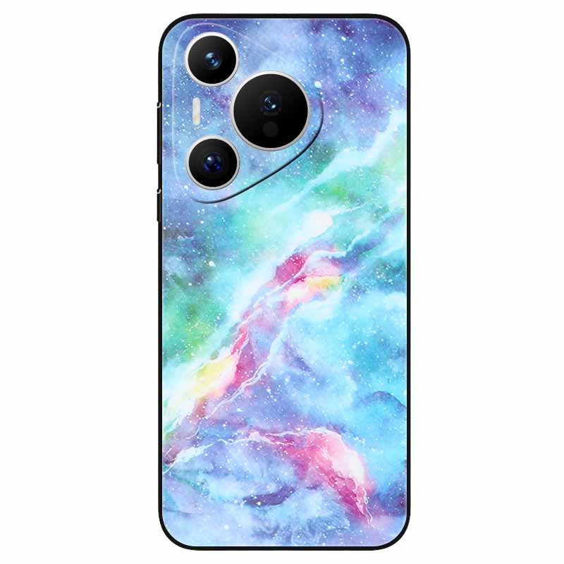 Чехол для Huawei Pura 70 / Pura70 Pro Мягкий Силикон Модный Мраморный Ударопрочный Чехол для Huawei Pura 70 Ultra P 70 Pro+ TPU Чехол