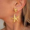 Bohemian Starfish Dangle Earrings Golden Starfish Drop Earrings Starfish Stud Earrings  Lady/Gifts