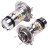 12V 24V H4 H7 LED 100W 3030 20SMD 6500K Светодиодные противотуманные фары Супер яркие белые лампы накаливания для автомобиля