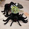 Creative Simulation Black Spider Doll Plush Toy Ocean Creature Ray Doll Children's Soothing Ragdoll Doll
