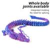 1 Piece Ideal Gift Gem Dragon Fidget Toy 30Cm 3D Printed Rotatable Articulated Dragon For Kids With Adhd Birthday Gifts