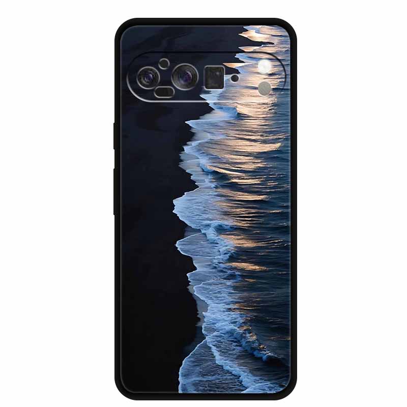 Для Google Pixel 10 Pro XL Чехол Силиконовый ТПУ Чехол для Телефона для Pixel10 Pro XL Цветы Подарок Черный Задний Мягкий Защитный Чехол