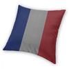 Flag Of France Square Pillow Case Polyester Cushions for Sofa French Flag Cushion Covers