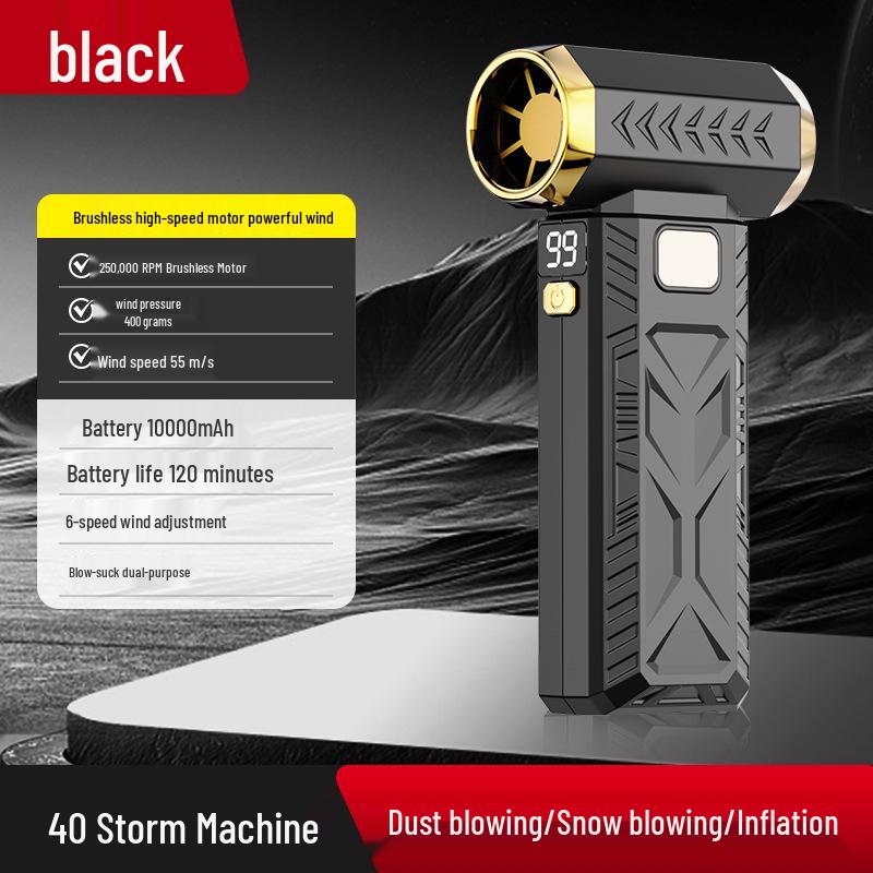 Портативный высокоскоростной ручной вентилятор и фен для кемпинга на открытом воздухе и удаления пыли