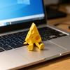 Новинка: Сырная скульптура с подвижными суставами, 3D-печатная забавная фигурка сырного ломтика, фиджет-игрушка для снятия стресса, аксессуары для офисного стола