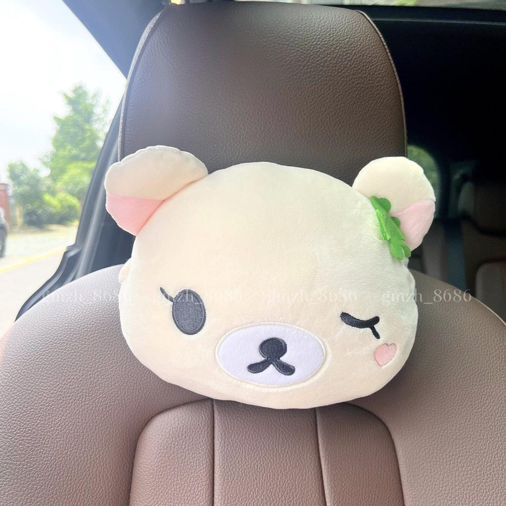 Подголовники Rilakkuma Korilakkuma Подушки для шеи в машину Подушки-игрушки Плюшевые подушки Подушки для салона автомобиля Подушки под поясницу для водительского сиденья