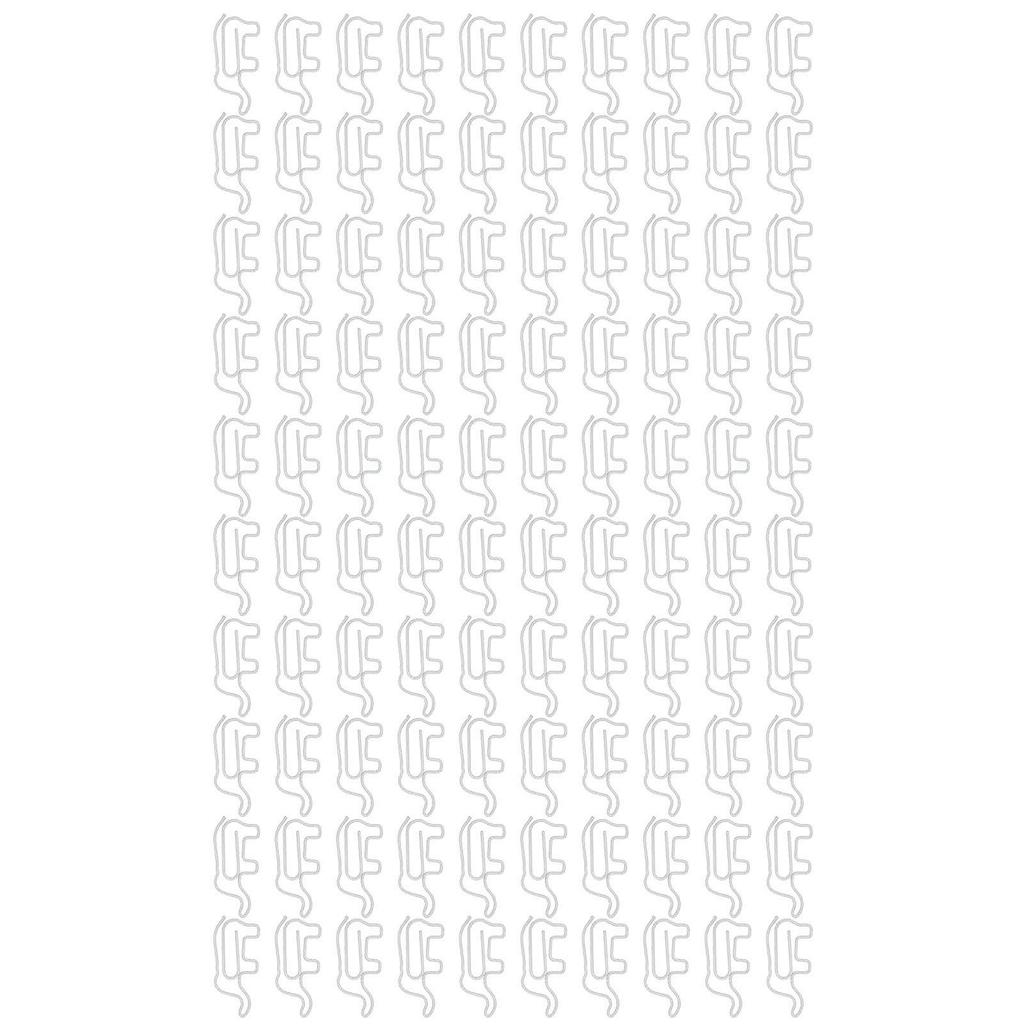 100 шт. скрепок для бумаги, симпатичная форма, нескользящая, цветная, устойчивая к ржавчине, портативная, легкая для карт