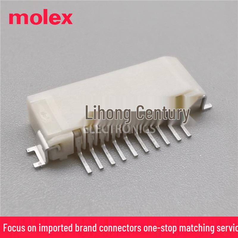 Molex 52793-1070 1.0mm Pitch Horizontal Mount FFC/FPC Connector, 10-Pin