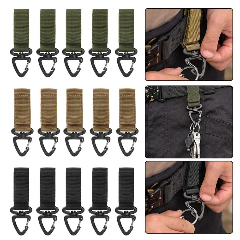 Buckle Key Buckle Climbing Carabiner Nylon Webbing Belt Buckle Hook Hanging Buckle Backpack Buckle