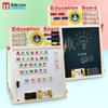 Wooden Magnetic Double-Sided Drawing Board with Letters & Numbers - Educational Toy for Early Learning