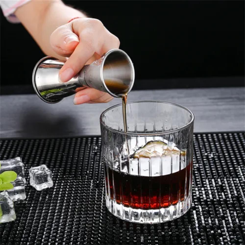 Rolled Cup Edge Cocktail Jigger 15/30 25/50 20/40ml Ounce Cup Bartender