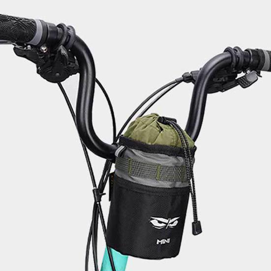 Сумка для велосипедной бутылки с боковыми карманами, держатель для бутылки с водой для горного и шоссейного велосипеда, мешочек со шнурком, велосипедные аксессуары