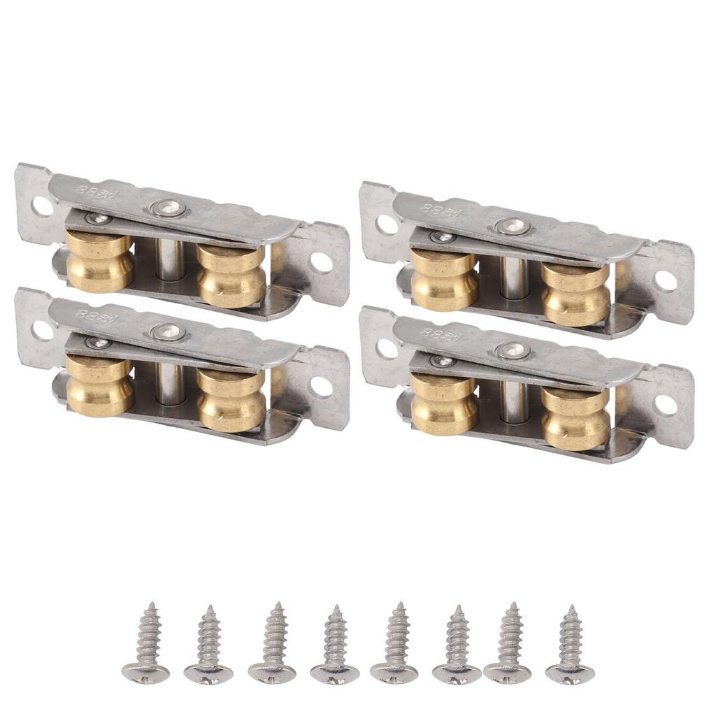 4 комплекта роликов для раздвижной двери патио, сменный узел ролика для раздвижной двери, подшипник типа 88 для дома