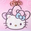Sanrio Косметичка Kitty 50th Модные ленты Hello Kitty 343668 (Привет, день рождения!)