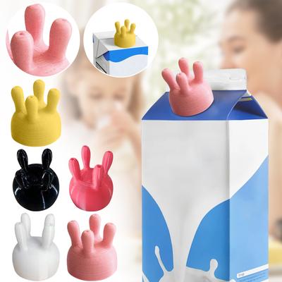 Инструмент для 3D-печати доильного аппарата Крышка для бутылки молока, креативная крышка для бутылки, смешная и юмористическая крышка для бутылки, отводчик молока