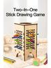 Wooden Pick-Up Sticks Montessori Puzzle - Early Education & Parent-Child Table Game for Children