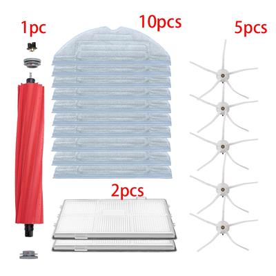 Новые салфетки из микрофибры, основная щетка, Hepa-фильтр для Xiaomi Roborock T7 T7S T7plus T7Splus S7 и S7Max S70 S75, детали