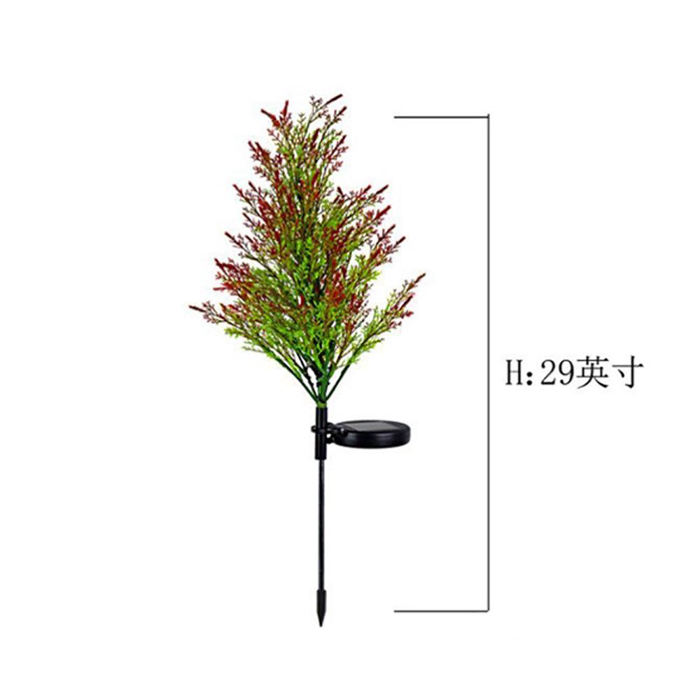 2 шт. Солнечный свет Рождественская елка Уличный Садовый Дорожка Двор Патио Лампа Украшение