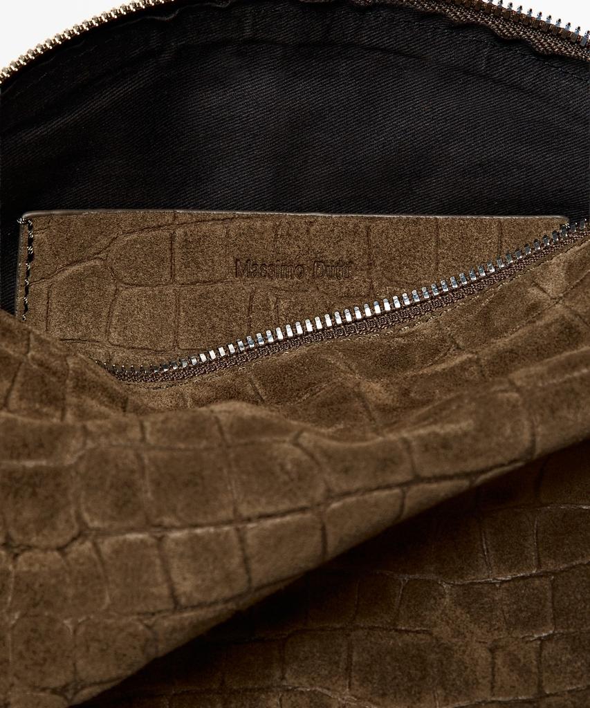 Massimo Dutti Split Suede Crossbody Bag