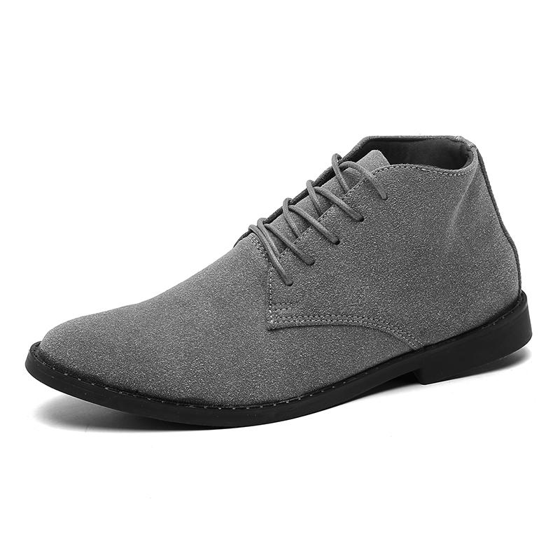 Модные тенденции мужские осенне-весенние ботинки зимние высокие кожаные ботинки в стиле ретро мужские зимние повседневные ботинки для ходьбы