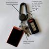 Badge Holder with Carabiner Clip Lightweight Portable Widely Used Heavy-Duty Retractable Badge Clip Key Holder