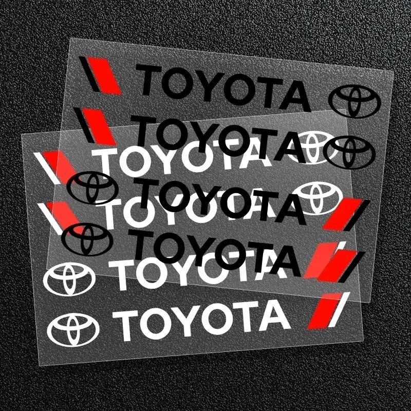 4 шт./комплект Наклейка на ручку двери автомобиля Для Toyota RAV4 Camry Corolla Levin Yaris Reiz Vios Highlander CHR Avalon Автоаксессуары