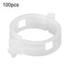 50/100Pcs Clear Hanging Plastic Vegetables Plant Vine Clips Clamp Gardening Tool