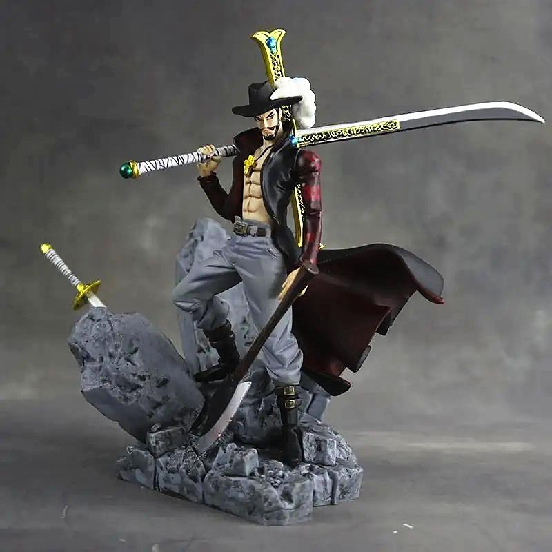 Аниме Фигурка One Piece Битва над Куполом Дракуль Михоук Фигурка Действия Миниатюра Фигма Статуэтка Игрушка для Коллекционера Настольное Украшение