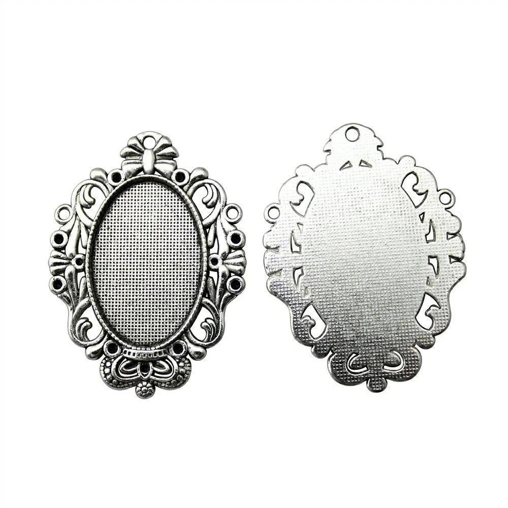 Подходит для овального 20X30 мм 25X35 мм стеклянного кабошона, основа для установки лотка, компоненты, автомобильные аксессуары, подарочные украшения и аксессуары