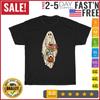 Vintage Floral Ghost Halloween Graphic Vintage T Shirt Men Women Fashion NEW