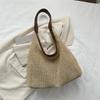 Fashionable Large Capacity Woven Handbag Tote Bag For Everyday Use In Multiple Colors