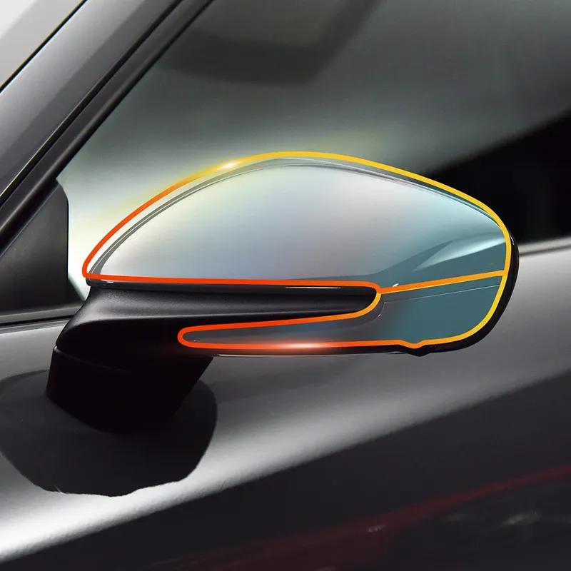 For Porsche 911 2025 Protective Film Car Headlight Rearview Film Smoked Transparent Refit Sticker PPF TPU Paint Protection.