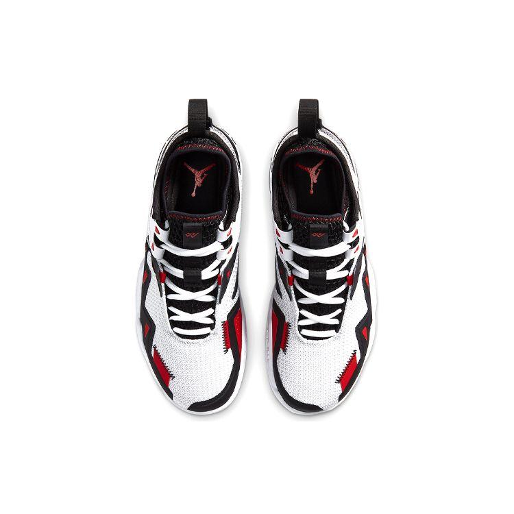 Кроссовки Air Jordan Westbrook One Take PF Black Toe Мужские Белые Университетский Красный CJ0781-101
