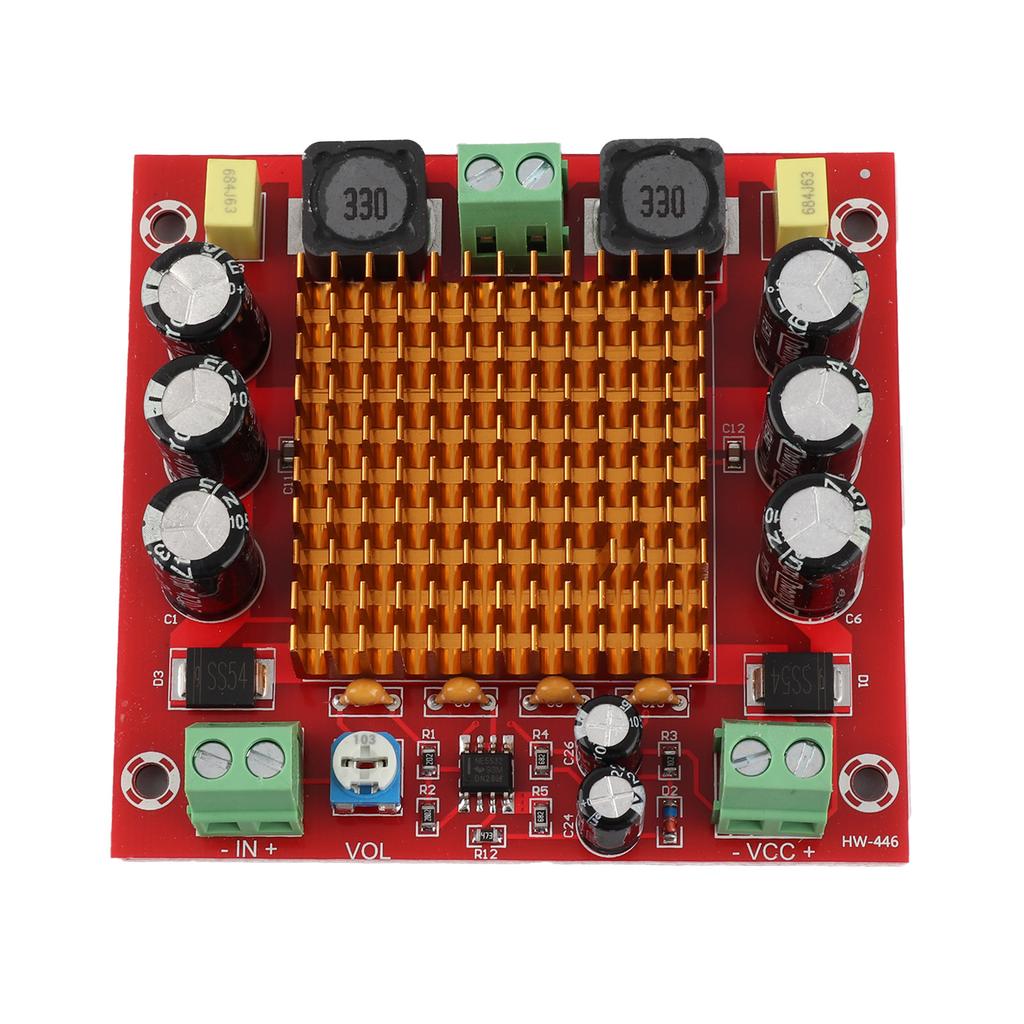 Цифровая плата усилителя мощности Монофонический аудиоусилитель Оборудование Чип TPA3116DA 150 Вт 12–26 В XH-M544