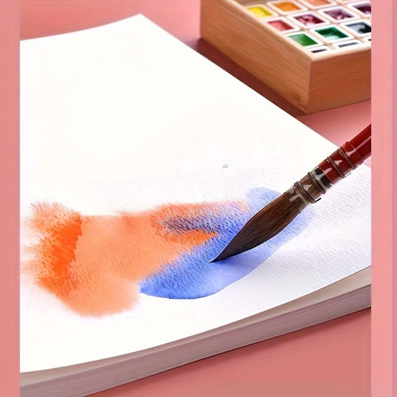 30 листов акварельной бумаги, 5,8*8,3 дюйма, 140 фунтов/300 GSM, белая акварельная бумага для живописи, рисования, художественного дневника, профессиональное художественное качество