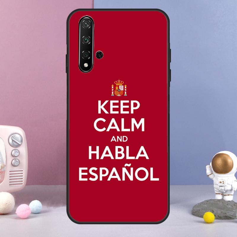 Spain Flag For Huawei Nova 7i 8i 11i 12i 12s Y73 Y70 Y90 Y60 Y72 Y61 Y91 9 10 SE P30 Pro P40 Lite Case