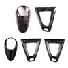 Car Gear Shift Knob Cover Trim True Carbon Fiber For BMW M2 F87 M3 F80 M4 F82 F83 M5 F10 X5M F85 X6M F86 LHD RHD
