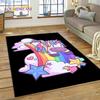 Cute Unicorn Girl Gift Cartoon Carpet Rug for Home Living Room Bedroom Sofa Doormat Decor,Kid Play Area Rug Non-slip Floor Mat