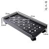 Crean CPU PC Server PC Rack with PC Wagon for Heat Dust Easy Black Stand, Stand, Rack, Casters, Desktops, Protection, Protection, Cleaning,