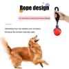 Dog Chew Ball Toy for Aggressive Chewers Embossed Texture Interactive Fetch Bouncy Ball Toy for Large Medium Small Dogs