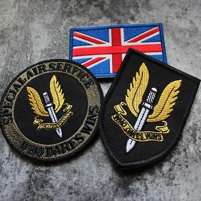 Британский Специальный Авиадесантный Служба SAS Нашивка Вышитая Нарукавная Повязка Липучка Rainbow Six Rainbow Six
