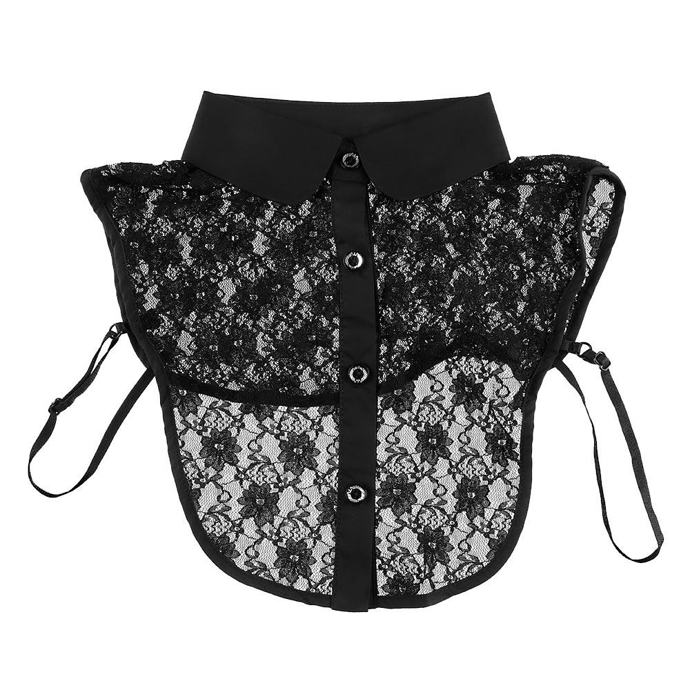 Fashion Solid Shirt Blouse Lace False Collar Clothes Accessories Detachable