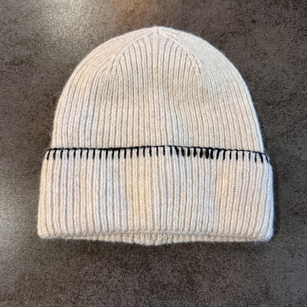 Hat Knitted Simple With Solid Color Design Suitable For Daily Cold Seasons