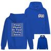Customized DIY08 Printed Hoodies For Men and Women Loose Casual Wear Long Sleeved Hooded Sweaters