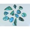 14X22-23X39ММ Натуральная Хризоколла Малахит Необычный Кабошон Драгоценный Камень 12ШтЛот C-167