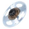 25H 80 Teeth Crankset with Freewheel Connector Set Accessory for Electric Bicycles Modification