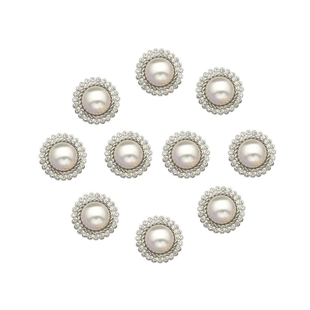 Аксессуары DIY Рукоделие Жемчужные Пуговицы для Одежды Швейные Принадлежности Блестящие Пуговицы для Рубашки со Стразами
