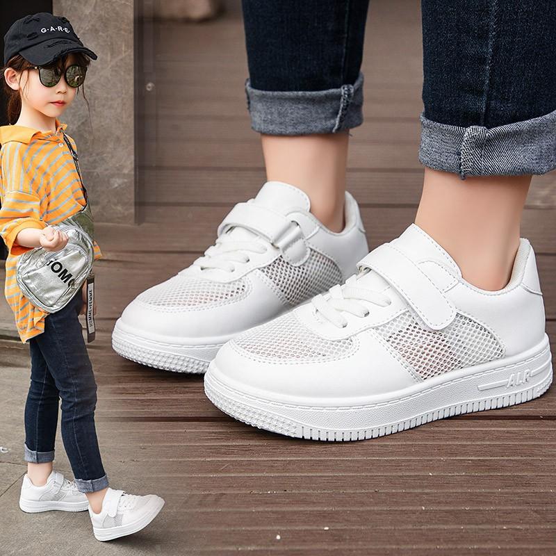 Детская белая обувь, спортивная обувь для мальчиков, обувь для сноубординга с мягкой подошвой для девочек, повседневная обувь для учеников начальной школы